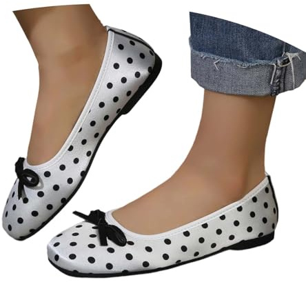 Generico Ballerine Donna - Pantofole Donna Estive da Casa Ciabatte Eleganti Ballerine Eleganti Friulane Velluto Ciabatte Sposa Ballerina Leopardate Ballerina