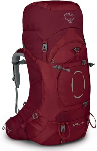 Osprey Ariel 65 Trekkingrucksack für Frauen Claret Red - WM/L