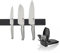 Furi Pro Magnetic Wall Rack, 5pc Set Including Wall Rack 36cm, 14, East/West Santoku Knife 17cm 7, Cook's Knife 20cm 8, Utility Knife 15cm 6 and Compact Knife Sharpener