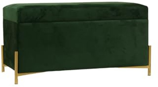 MIMBRE NATURAL Baul Mullido Verde