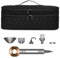Double-Layer Travel Carrying Case Compatible with Revlon One-Step Hair Dryer Brush/Volumizer/Styler/Shark FlexStyle Attachment Portable Storage Organizer Bag Hair Tools Travel Bag (Bag Only)