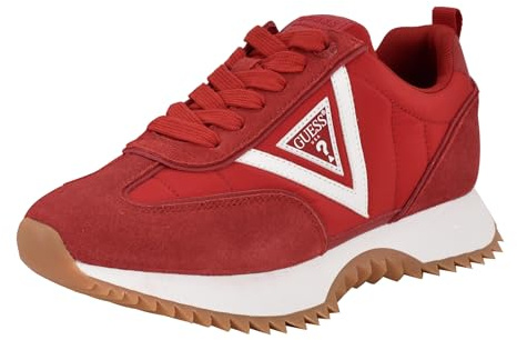 GUESS Bailei - Tenis para Mujer, Talla M, Color Rojo 610, Talla 5.5, Mediano Rojo 610, 5.5 UK
