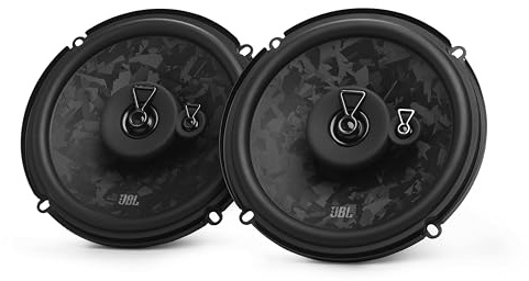 JBL Stage3 Gen2 68MF Altavoces de Coche de 3 Vías 6-1/2 (165mm) Sin Rejilla 70W RMS 560W Pico con Tecnología Plus One de Fibra de Vidrio y 4 Ohmios para Sonido de Alta Fidelidad y Bajos Resonantes.