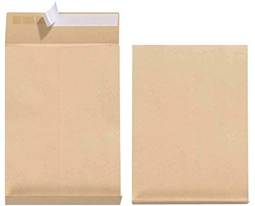 100 Faltentaschen Versandtaschen DIN B4 mit 4cm Falte