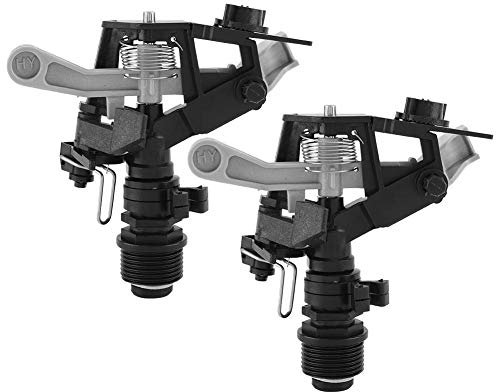 Duokon 2pcs en Acier Inoxydable Barbell Jardin Sprinkler Moyen Distance Pulvrisateur d'eau Arrosage Outil De Pelouse