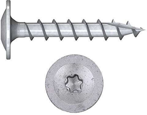 MAXERIO Pfostenschrauben 36er Set (für U-Winkel) TX40; 8,0 x 50