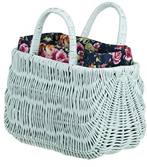 e-wicker24 Alles aus Weide damväska av pil i mint, korgväska