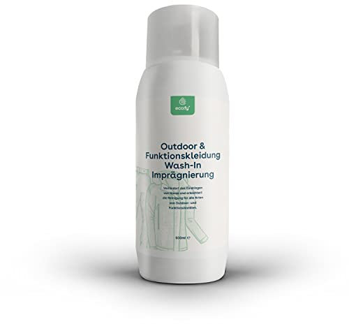 eco:fy Textile Imprégnation par Lavage sans PFC Imprégnant Wash-in Machine à Laver Imprégnation Respirante écologique Goretex Tissu Sympatex (0,5 l)