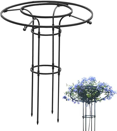 Metal Garden Trellis - Umbrella Tower Plant Support, Rustproof Coated for Climbing Vines, Tomatoes and Outdoor