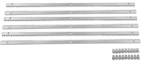 Zahnschiene Zahnstange FüR Schiebetorantrieb Antrieb Torantrieb Rails Gear Rack Kann Schweren Lasten Standhalten Schiebetore Stahl Fernbedienung ToröFfner Komplett-Set 6StüCk 1M Bis 2000Kg