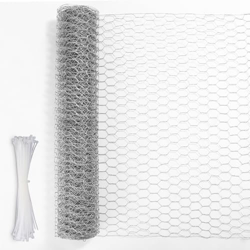 Gallinero para Manualidades,hexagonal gallinero,0.4x10m,malla de alambre de Pollo,alambre gallinero,para DIY,decoración del hogar,cerca para aves de corral