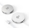 Minthouz Qi2 Certified Wireless Charger Pad for iPhone 16/15/14/13/12 Series, Magnetic Wireless Phone Charger Pad for Samsung and More Qi-Enabled Phone, Mag-Safe Charger for Airpods 2/3/Pro - Silver