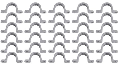 TIKATARER 1/2 Morsetto del Condotto, 30pcs PVC Condotto Elettrico Cindatura per Condotta Elettrica Contrassioni per Condotto Montaggio del Tubo di Montaggio con Morsetto di Fissaggio a