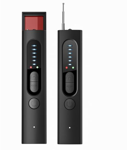 Detector de Dispositivos Ocultos, Detector de Camaras y Microfonos Ocultos, Detectores de Cámara Oculta y Dispositivo Oculto con Escáner RF, GPS y Detector de Errores para Hoteles, Hogar y Oficina