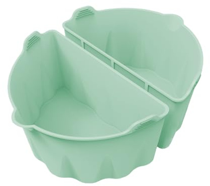 Separador para Ollas de Cocción Lenta,1 Par Accesorio de Cocina - Reutilizable Inserto Divisor de Silicona para Olla de Cocción Lenta | para Carnes Sopa Pollo Pescado y Reuniones Familiares