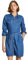 Pepe Jeans Damen Regular Dress Pl953581 Kleid, Blue (Denim-HT8), XS