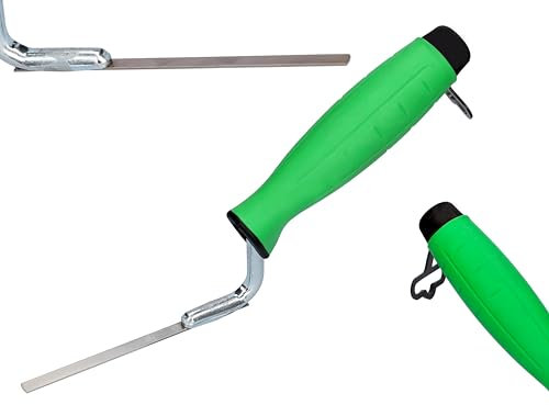 ToolSpace | Llana para Juntas 6mm - Llana de Acero Inoxidable para Juntas y mortero, Mango ergonómico, para Trabajos de renovación y albañilería, para construcción, renovación, reparación