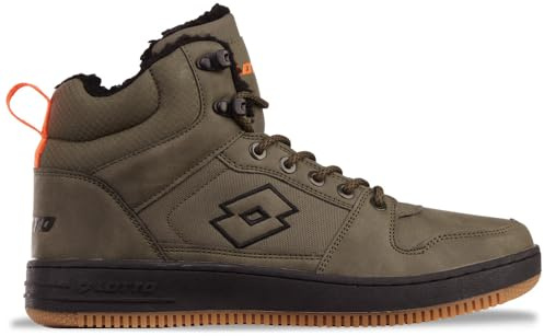 Lotto Sneaker Unisex, Verde Oliva/Nero, 41 EU, Oliva, Nero, 41 EU