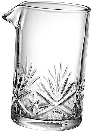 PHENOFICE Kristall Cocktail Rührglas Dickes Glas Bar-mixkrug Mit Adlerschnabel-design Zum Rühren Von Getränken Mit Stabilen Stand