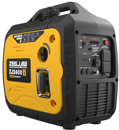 ZEGJAW Generador inversor portátil de gas 2400 W