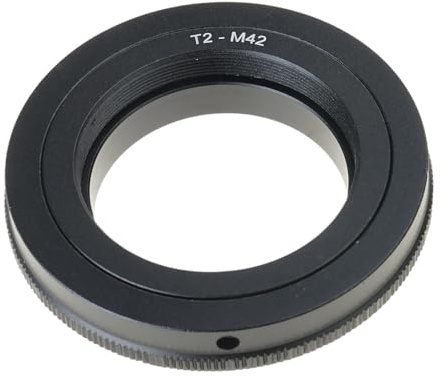 Adattatore Per T2 Per T Teleobiettivo A M42x0.75mm Vite Mount Adattatore Fotocamera T2-M42 Obiettivo Telescopico/Pieghevole Le Camera