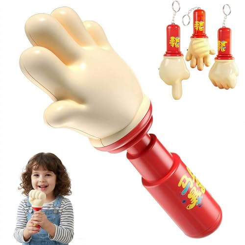 Articoli scherzi - Gadget divertente fatto a mano con suono, dispositivo di vibrazione meccanico con meccanismo di sollevamento e suono realistico di benvenuto, articolo scherzo per ufficio, festa u