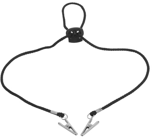 jojofuny Set 3 Pezzi Fermagli per Tovaglioli Regolabili Cinturino da Collo in Poliestere e Ferro, Facile da Mantenere, per Esperienza a Tavola Elegante e Funzionale