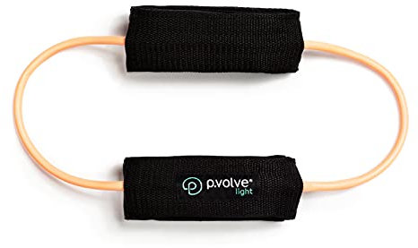 PVOLVE Bandas de Entrenamiento de Tobillo para Entrenamientos en casa, melocotón, Entrenamiento de Fuerza Inferior del Cuerpo para Esculpir y tonificar Tus piernas y núcleo, Equipo de Fitness en casa