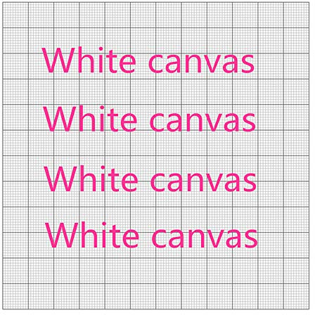 DL-YTG 1pcs 50x40cm Diamond Embroidery Canvas with Glue Empty Canvas with Markings Diamond Painting Square Blank Grid Adhesive Canvas Accessories