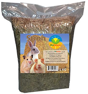 Fashion-Sonderposten ProFarmer Stroh Landstroh Einstreu Nager Naturstroh Beste Qualität NEU, 3Kg