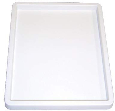 10 Stück Farbschalen (Größe 250 mm x 200 mm) mit Farbmischtabelle