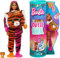 Barbie Cutie Reveal, bewegliche Tiger-Accessoires, 10 Überraschungen, Tierspielzeug, Farbwechseleffekt, inkl Cutie Reveal Puppe, Geschenk für Kinder, Spielzeug ab 3 Jahre,HKP99