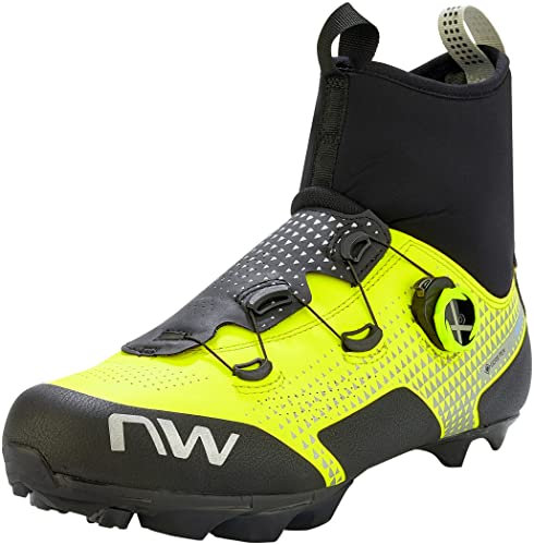 Northwave Herren X Fahrradschuhe, Neongelb, Schwarz, 42 EU