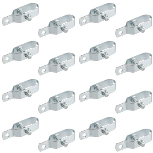 CHUEHKAK 16 Stück Drahtspanner Verzinkt, 90mm Zaunspanner, Maschendraht Spanner, Drahtzaun Spanner Metalldrahtspanner für Garten Spanndraht, Forstzaun, Weidezaun