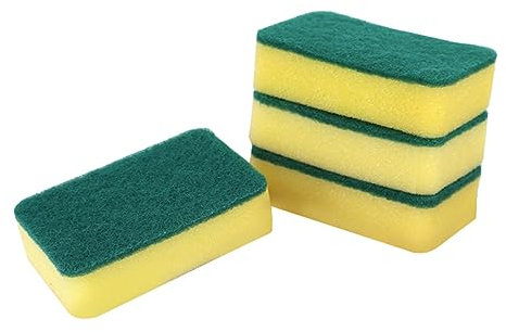 Mobestech 12 Pezzi Spugna Per La Pulizia Spugnette Per Piatti Spugnette Abrasive Spugne Da Cucina Spugna Abrasiva Spugne Per La Pulizia Spugne Antigraffio Straccio Spazzola Per Pentole