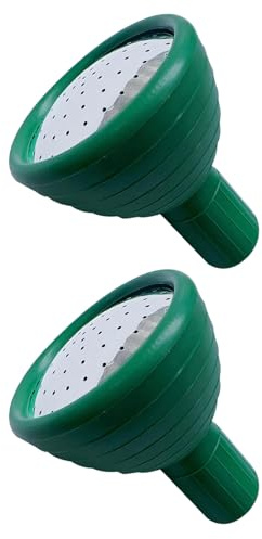 2 Pezzi Testa per Annaffiatoio, Testa per Annaffiatoio Verde a Rosa, Foro da 23mm, Testa di Spruzzatore per Annaffiatoio Sottile di Ricambio per Fiori da Giardino per Interni ed Esterni