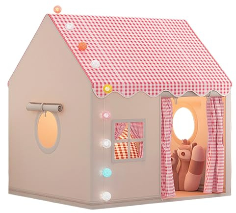 Playhouse inomhustält - stark hemlighet rymlig, mjukt sängskydd | ett lätt tält med enkel konfigurationsfunktion, en bekväm idealisk plats för kreativt spel