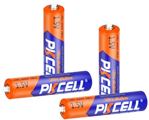 4-Pack AAAA 1.5V Alkaline Batteries LR61 E96 MN2500