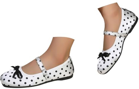 Zapatos tradicionales para mujer, bailarinas, Oktoberfest, cómodos, para tirolesa, bailarina, bailarinas, elegantes, para boda, zapatos de ballet, planos, C24 Blanco, 39 EU