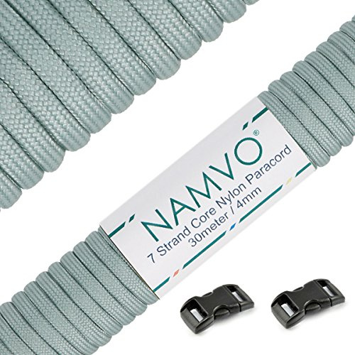 Namvo 550 fallskärmslina typ III, 7 trådar, total längd 30 meter, enfärgad BZ00205