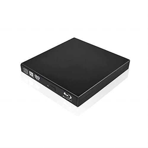 VSVABEFV External USB Blu Ray Drive, Ultra-Slim BD/CD/DVD-ROM CD/DVD-RW Blu Ray Burner Player Rewriter for Laptop/MacBook/Desktop, Portable Blu-Ray Drive Compatible with Windows XP/7/8/10/X MacOS