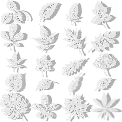20 Pcs Anti Collision Window Bird Stickers Decals Assorted Leaf Shapes Windows Clings Alert Transparent Birds Window Decal Prevent People and Bird Strikes on Windows Glass Door