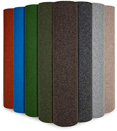 Tappeto per prato colorato wunder Park | Tappeto da balcone | Resistente e resistente alle intemperie | Tappeto per prato artificiale per terrazza, tempo libero | Outdoor (antracite, 200 x 250 cm)