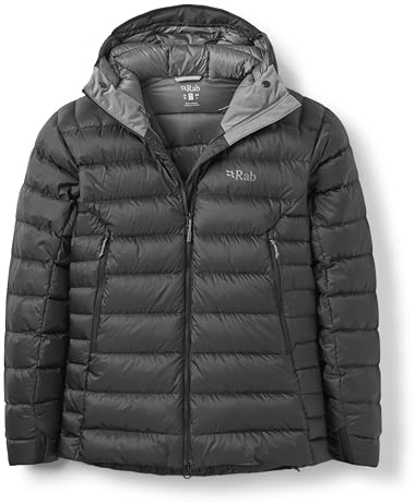 Rab Men's Electron Pro Down Jacket for Climbing & Mountaineering - Black - Large