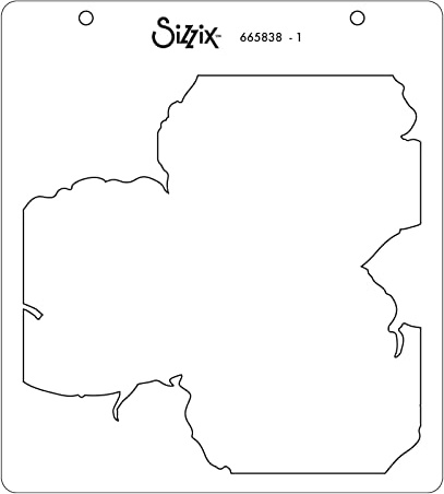 Sizzix Making Tool Layered Stencil 6X6 By Olivia Rose-Peony -665838