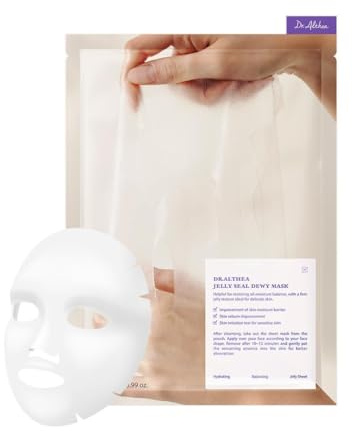 Dr.Althea Jelly Seal Dewy Mask (Pack of 4), Korean Vegan Skin Care