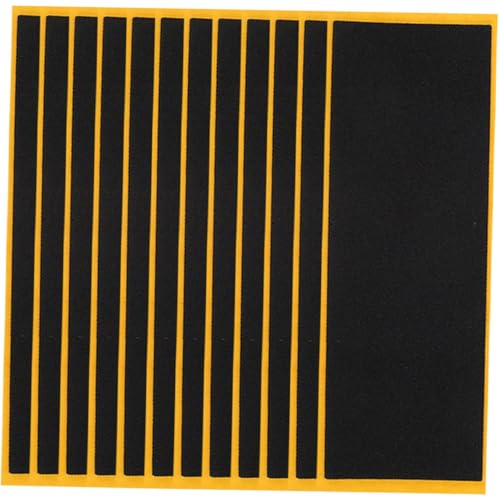 GOOHOCHY 12 Piezas Unidades Cinta Antideslizante Espuma para Fingerboard Accesorios Skate Dedos Negra Resistente y Fácil de Pegar para Patinetas de Dedos