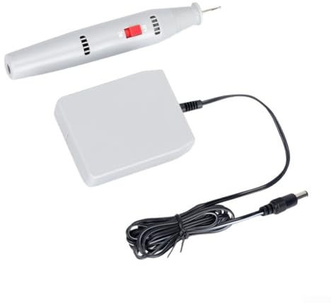 Mini kit d'outils rotatifs électriques portables pour gravure détaillée sur métal, bois, plastique avec batterie (gris)
