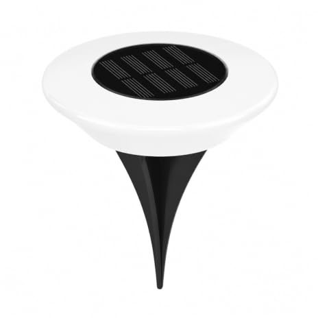 Markljus, Solar Ground Lights 14LED Utomhus Landskap Gräsmatta Lampa(Warm light 1PC)