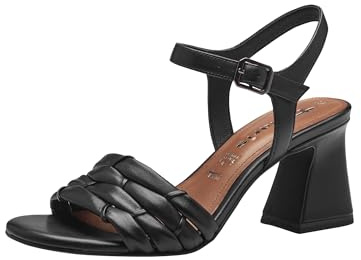 Tamaris Femme 1-28005-42 Sandale à Talon, Noir, 37 EU